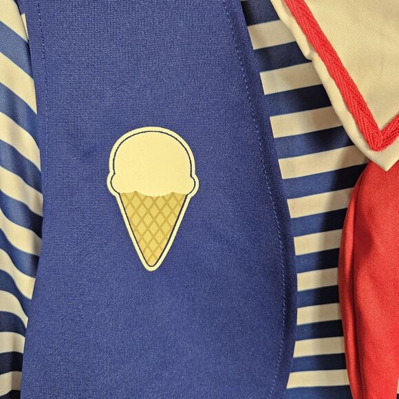 Stranger Things Robin Scoops Ahoy Spirit Halloween Costume Size Large Shirt Top - Picture 7 of 11